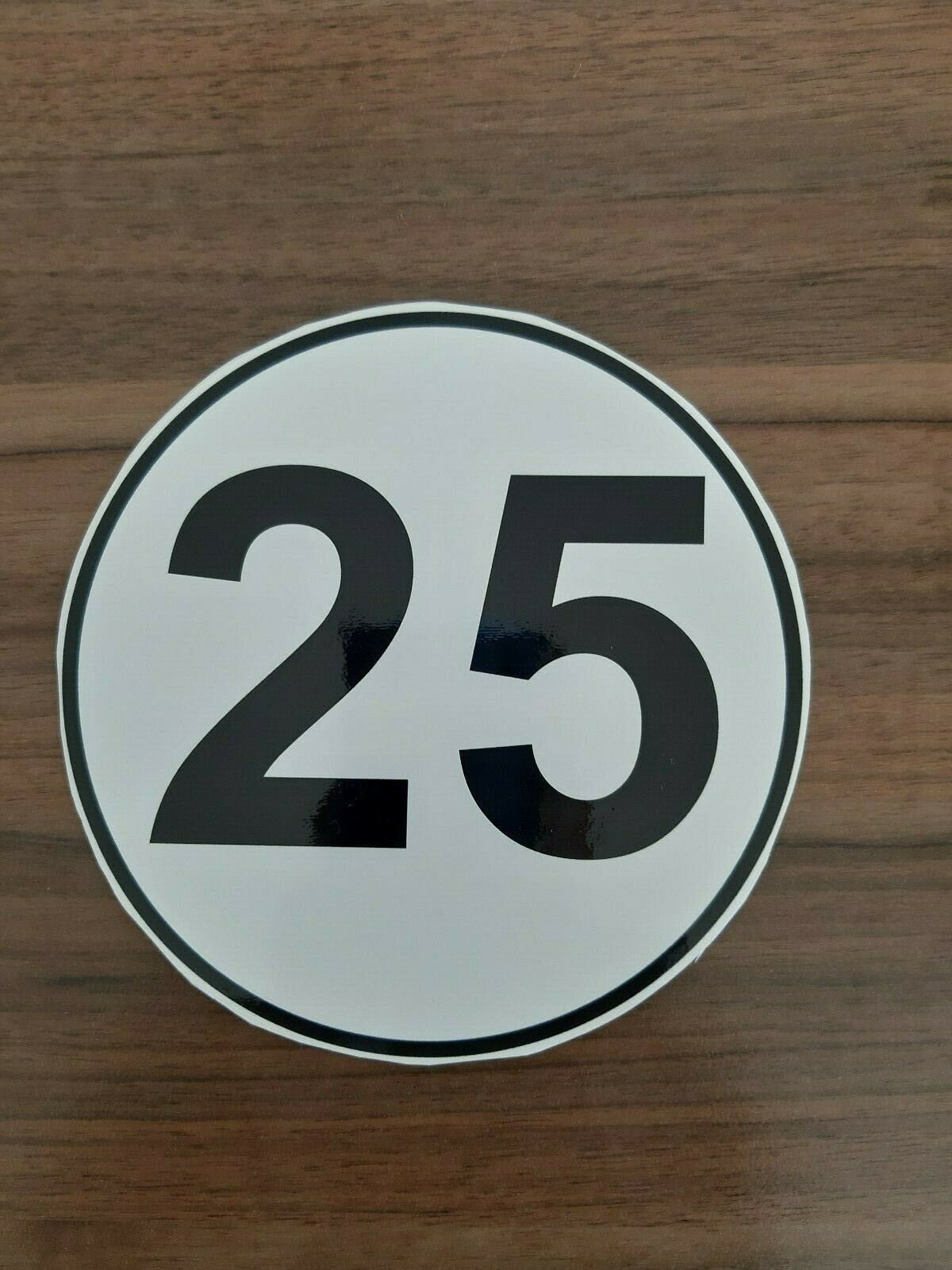 Aufkleber 25km/h