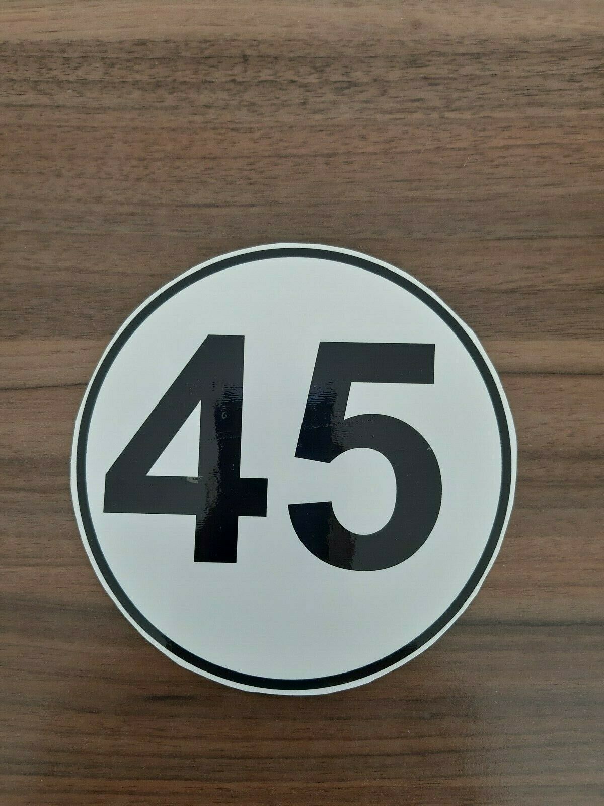 Aufkleber 45km/h