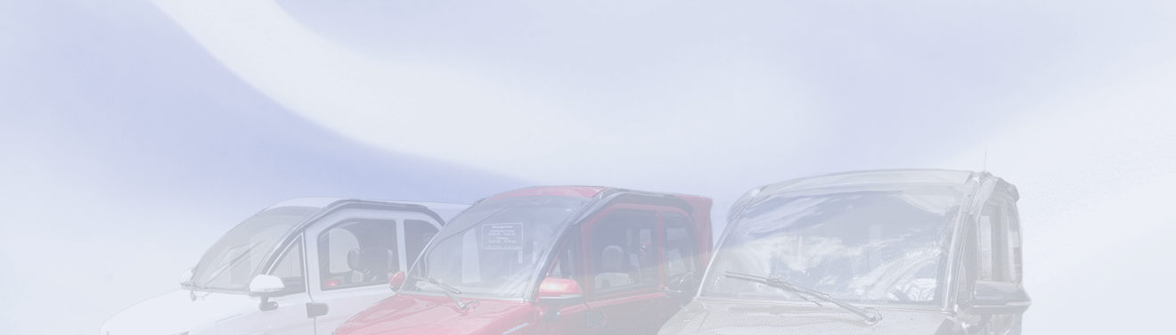 Promotional banner for electric vehicles offers discounts up to 15%. Background features subtle images of cars. Button reads "Angebote ansehen."